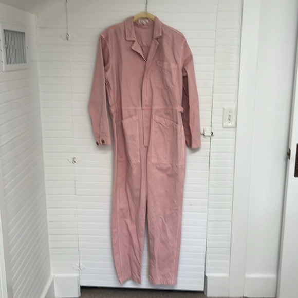 ALEX MILL  Women's Standard Zip Jumpsuit - Blush Pink - L - Picture 2 of 10